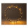Ring 120 LEDs, aus Metall, mit Kunststoffüberzug, IP44 Transformer     Groesse: 55cm, Metallfuß: 20x5cm    Farbe: schwarz/warm weiß