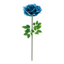 Rose  - Material: artificial silk - Color: blue - Size:...