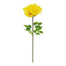 Rose  - Material: artificial silk - Color: yellow - Size:...