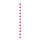 Samt Herzgirlande 12-fach, aus Samt/Styropor, mit Hänger     Groesse: 180cm, Herz: 6cm    Farbe: rot