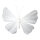 Butterfly paper with wire frame     Size: 90cm    Color: white