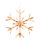 Schneeflocke aus Holz mit Hänger     Groesse:40x40x2,5cm    Farbe:naturfarben