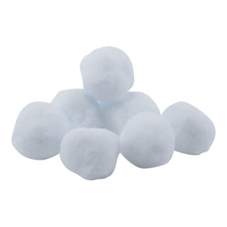 Schneekugeln 8 Stck./ Btl., aus Watte     Groesse: Ø 8cm    Farbe: weiß