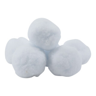 Snowballs 6 Pcs./ bag - Material: out of cotton wool - Color: white - Size: Ø 10cm