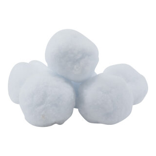 Schneekugeln 6 Stck./ Btl., aus Watte     Groesse: Ø 10cm    Farbe: weiß
