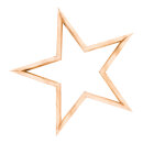 Wooden star  - Material:  - Color: natural-coloured -...