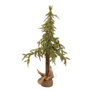 Tannenbaum »Fichte«      Groesse: 287 Tips, aus Kunststoff, mit Jutesack, Spritzguss Tips, 90cm    Farbe: grün/braun