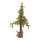 Tannenbaum »Fichte«      Groesse: 287 Tips, aus Kunststoff, mit Jutesack, Spritzguss Tips, 90cm    Farbe: grün/braun