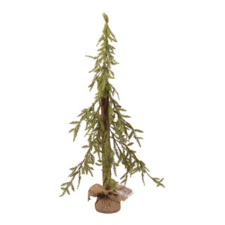 Tannenbaum »Fichte«      Groesse: 302 Tips, aus Kunststoff, mit Jutesack, Spritzguss Tips, 120cm    Farbe: grün/braun