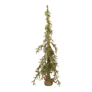 Tannenbaum »Fichte«      Groesse: 483 Tips, aus Kunststoff, mit Jutesack, Spritzguss Tips, 150cm    Farbe: grün/braun