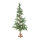 Tannenbaum      Groesse: 440 Tips, aus Kunststoff, Holzfuß, Spritzguss Tips, 150cm    Farbe: grün/braun
