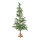 Tannenbaum      Groesse: 756 Tips, aus Kunststoff, Holzfuß, Spritzguss Tips, 180cm    Farbe: grün/braun