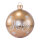 Weihnachtskugel aus Metall, mit LED     Groesse:62cm    Farbe:gold/weiß