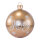 Weihnachtskugel aus Metall, mit LED     Groesse: 62cm    Farbe: gold/weiß