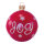 Weihnachtskugel aus Metall, mit LED     Groesse:62cm    Farbe:rot/weiß