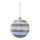 Christmas ball  - Material: out of plastic - Color: white/gold - Size: Ø 10cm