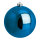 Christmas ball blue shiny  - Material:  - Color:  - Size: Ø 25cm
