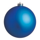 Weihnachtskugel, blau matt,  Größe: Ø...