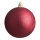 Weihnachtskugel, bordeaux beglittert,  Größe: Ø 10cm Farbe: