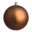 Christmas ball brown matt 12 pcs./carton - Material:  -...