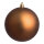 Christmas ball brown matt 12 pcs./carton - Material:  - Color:  - Size: Ø 6cm