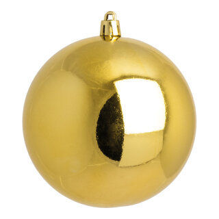 Weihnachtskugel, gold glänzend, 6 St./Karton, Größe: Ø 8cm Farbe: