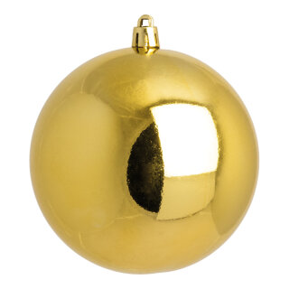 Weihnachtskugel, gold glänzend,  Größe: Ø 20cm Farbe: