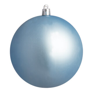 Weihnachtskugel, hellblau matt,  Größe: Ø 14cm Farbe: