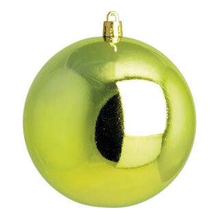 Christmas ball lime shiny  - Material:  - Color:  - Size: Ø 10cm