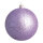 Christmas ball lavender glittered  - Material:  - Color:  - Size: Ø 10cm