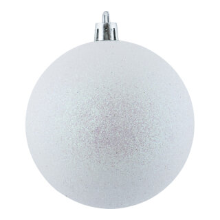 Christmas ball perlised glittered 6 pcs./carton - Material:  - Color:  - Size: Ø 8cm