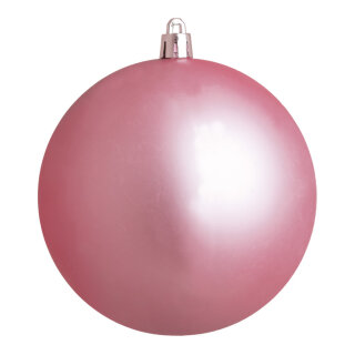Christmas ball pink matt  - Material:  - Color:  - Size: Ø 14cm