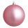 Weihnachtskugel, pink matt,  Größe: Ø 14cm Farbe: