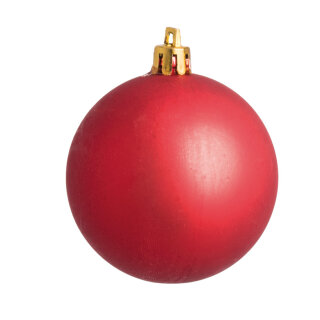 Christmas ball red matt  - Material:  - Color:  - Size: Ø 30cm