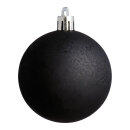 Christmas ball black matt 12 pcs./carton - Material:  -...