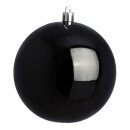 Christmas ball black shiny 12 pcs./carton - Material:  -...