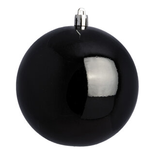 Christmas ball black shiny 6 pcs./carton - Material:  - Color:  - Size: Ø 8cm