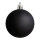 Weihnachtskugel, schwarz matt,  Größe: Ø 10cm Farbe:
