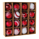Christmas balls 16 pcs. - Material: out of plastic -...