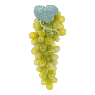 Bunch of grapes 90-fold, out of plastic, with hanger     Size: 20x9x7cm    Color: green
