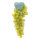 Bunch of grapes 90-fold, out of plastic, with hanger     Size: 20x9x7cm    Color: green
