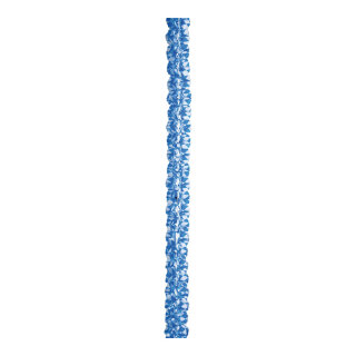 Seidenpapiergirlande Bavaria,, schwer entflammbar nach B1, mit Hänger     Groesse:400cm, Ø 11cm    Farbe:weiß/blau     #   Info: SCHWER ENTFLAMMBAR