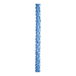 Seidenpapiergirlande Bavaria,, schwer entflammbar nach B1, mit Hänger     Groesse: 400cm, Ø 11cm    Farbe: weiß/blau