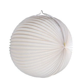 Lantern  - Material: out of paper - Color: white - Size: Ø 31cm