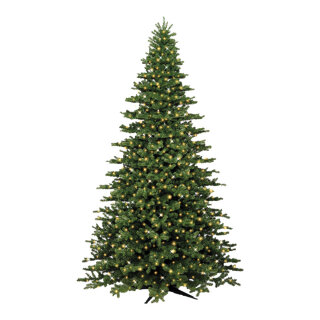 Giant tree "premium" 9.936 tips - Material: out of plastic - Color: green/warm white - Size: 500cm X Ø 292cm