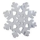 Snow flake  - Material: out of styrofoam - Color: white -...