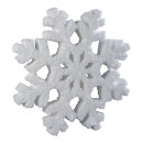 Schneeflocke aus Styropor, selbststehend     Groesse:...