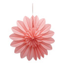 Flower rosette  - Material: out of paper - Color: rose -...