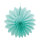 Flower rosette out of paper, with hanger, foldable, self-adhesive     Size: 30cm    Color: light green