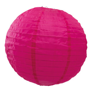 Lampion aus Nylon, für Innen- & Außenbereich     Groesse: Ø 30cm    Farbe: fuchsia